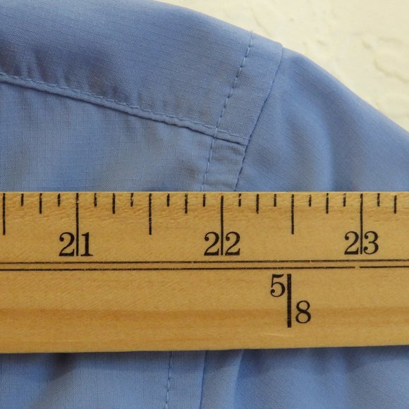 Columbia* Men's Short Sleeve Button Down Straight Hem Vented Back Shirt~ Size XL - Picture 7 of 12